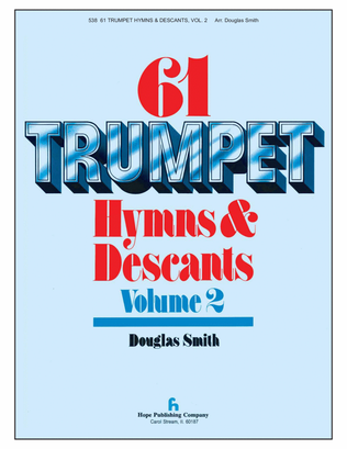 Book cover for 61 Trumpet Hymns and Descants, Vol. 2-Digital Download