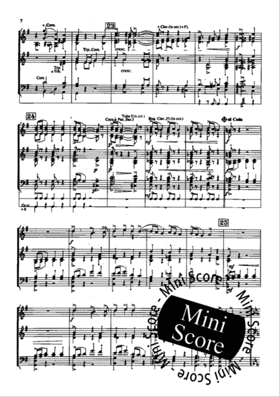 4 Bagatellen Fanfare Band scores gallery preview page 10