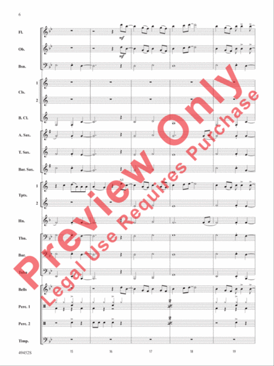 Meant To Be Concert Band scores gallery preview page 7