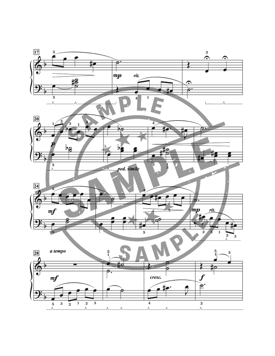 Roaming Through a Tilted House Piano Solo scores gallery preview page 3