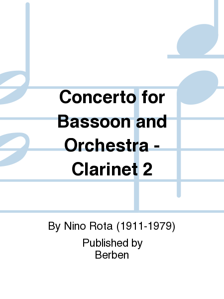 Concerto for Bassoon and Orchestra - Clarinet 2