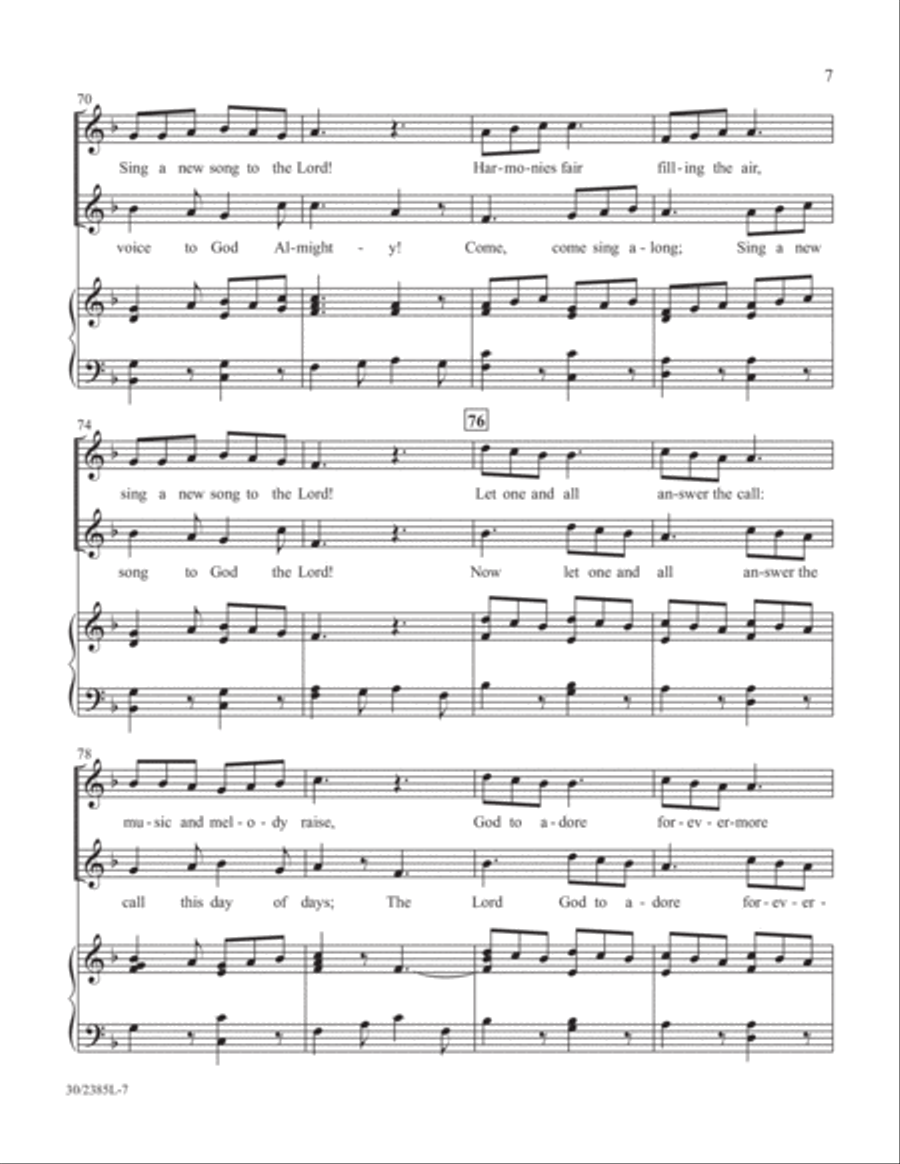 Simply Natalie Sleeth Unison Choir scores gallery preview page 8