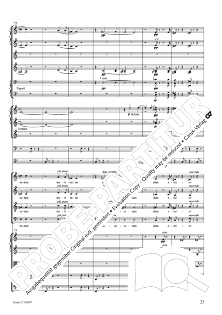 Quattro pezzi sacri Orchestra scores gallery preview page 24