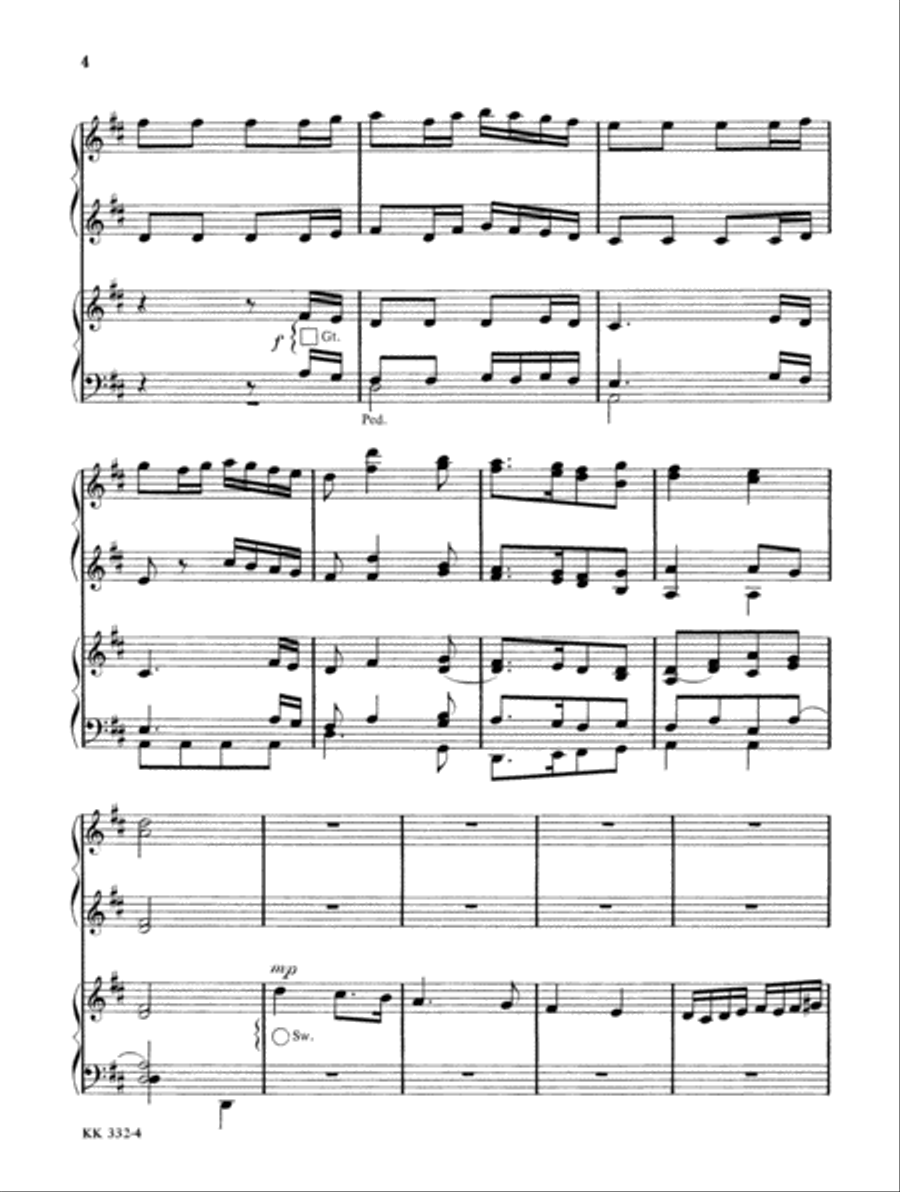 Festival Of Carols For Organ and Piano Vol 1 Organ scores gallery preview page 3