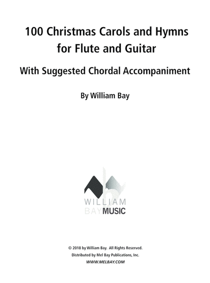 100 Christmas Carols and Hymns for Flute and Guitar