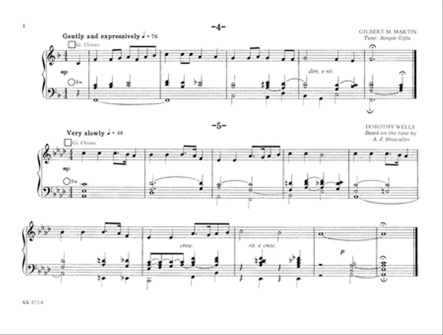 Chime Interludes Organ scores gallery preview page 4