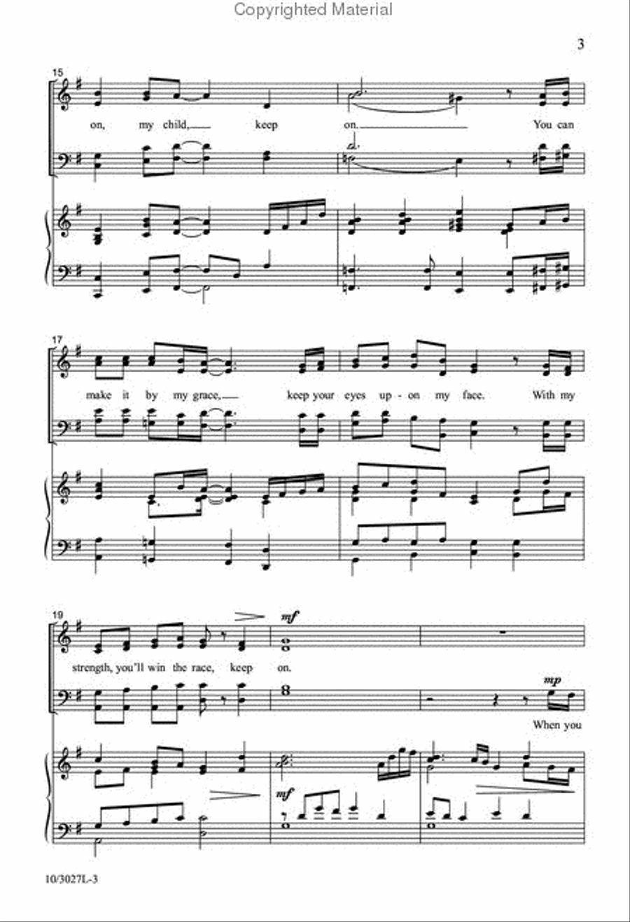 Keep On 4-Part scores gallery preview page 4