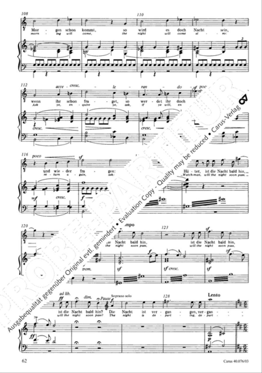 Hymn of Praise, MWV A 18 SSAATB scores gallery preview page 63
