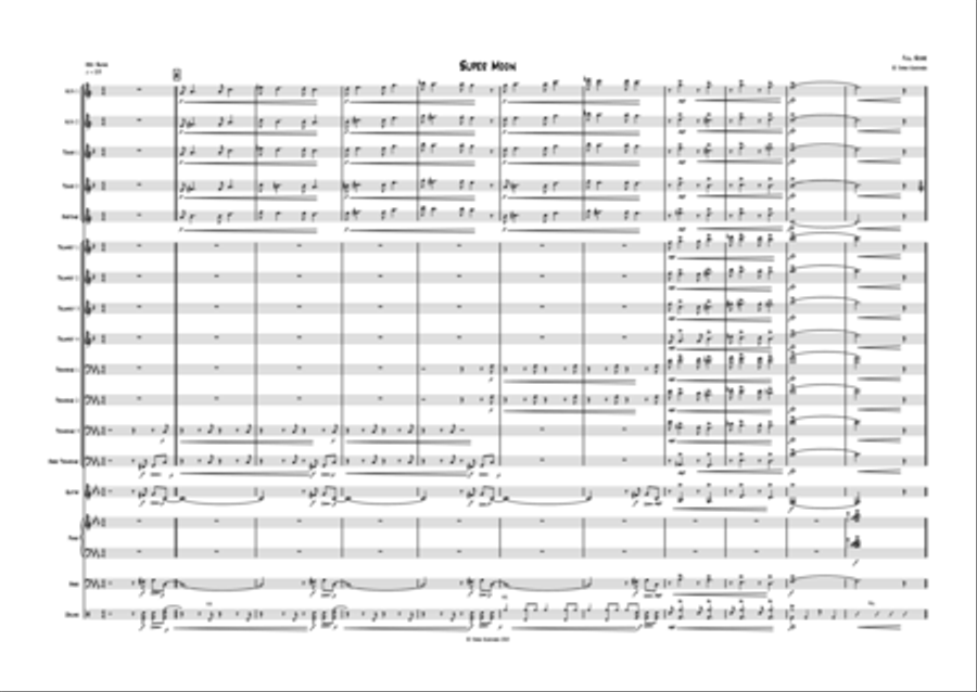 Super Moon Jazz Ensemble scores gallery preview page 2