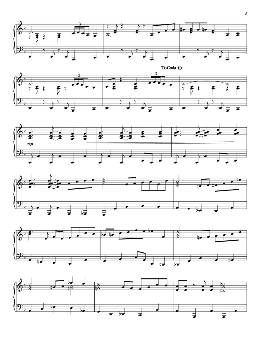 Take Five Piano Solo scores gallery preview page 3