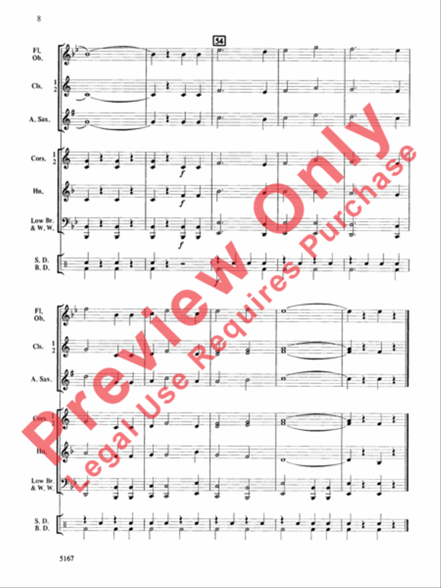 American Spirit March Concert Band scores gallery preview page 9