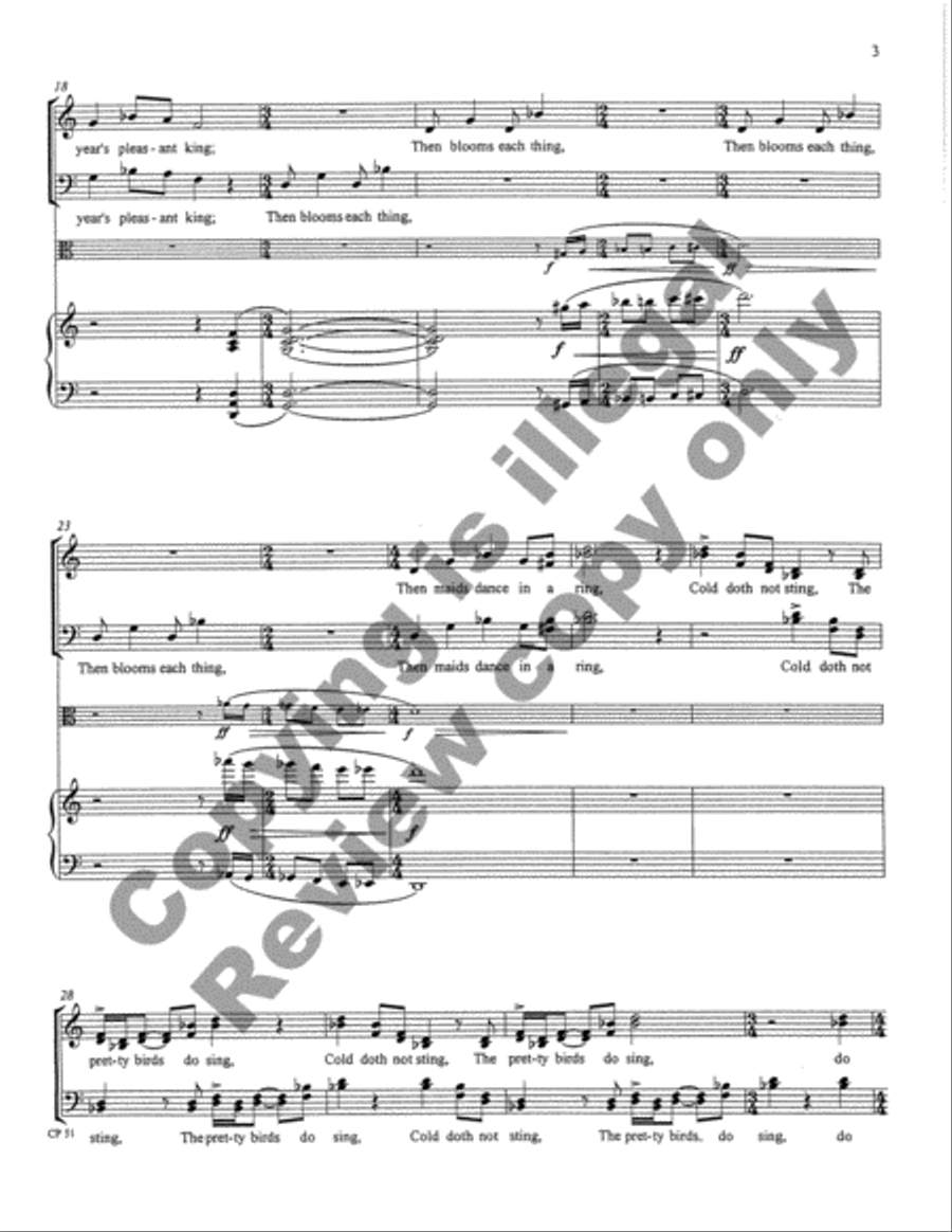 A Song, A Prayer, A Voyage 4-Part scores gallery preview page 32