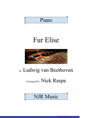 Fur Elise (easy elementary piano)