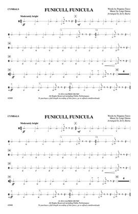 Funiculi, Funicula: Cymbals