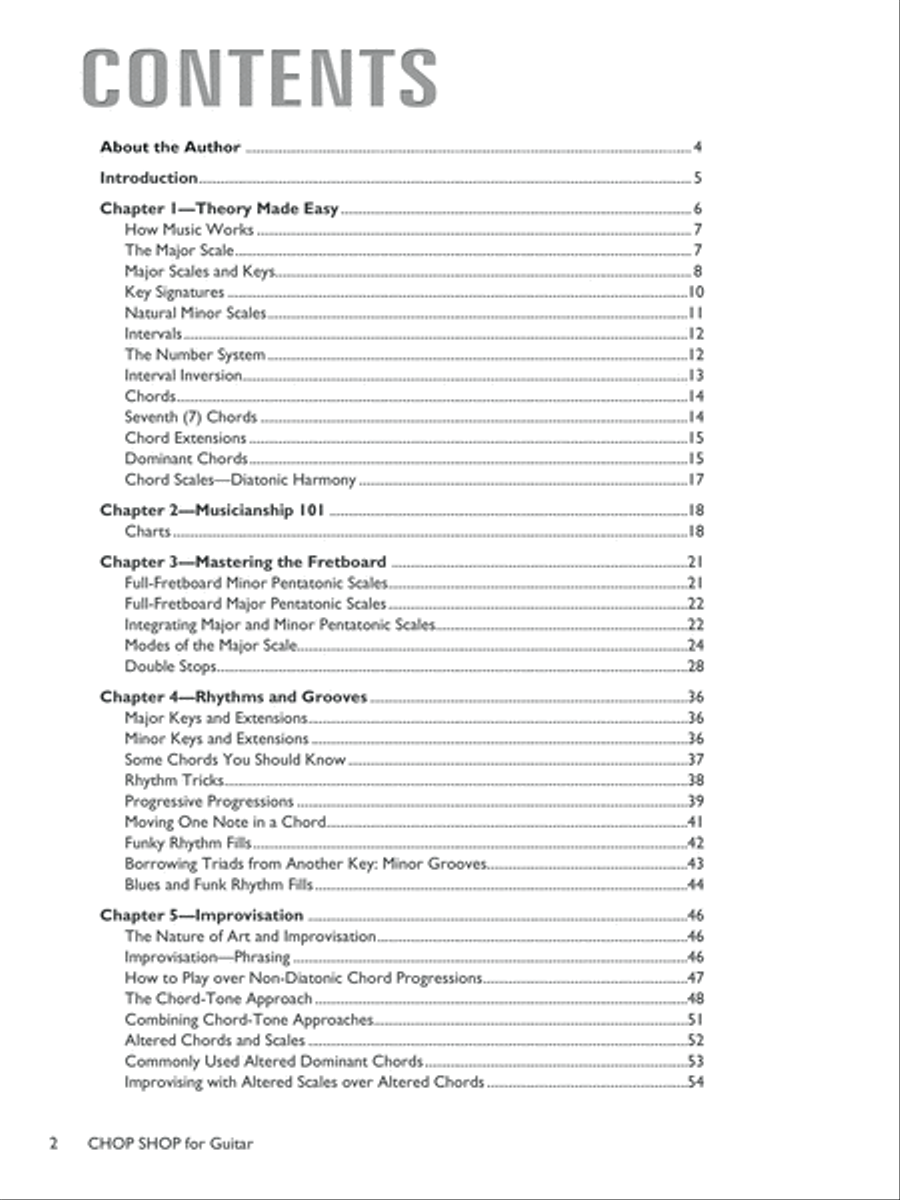 Matt Smith's Chop Shop for Guitar Guitar scores gallery preview page 8