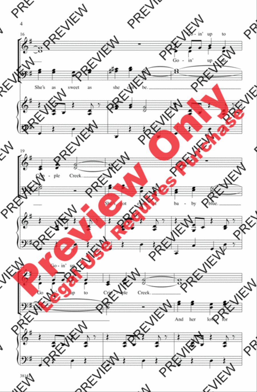 Cripple Creek 4-Part scores gallery preview page 4