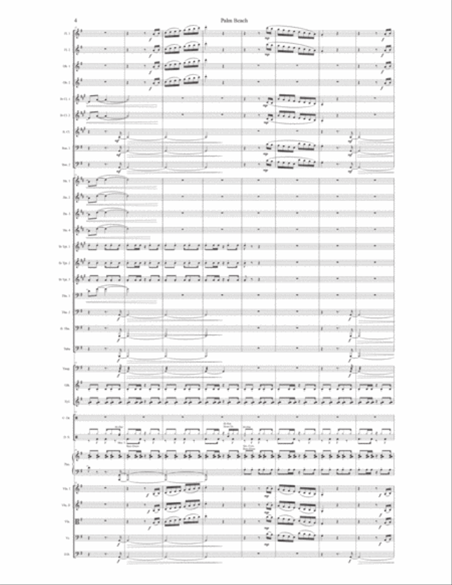 Palm Beach Full Orchestra scores gallery preview page 5