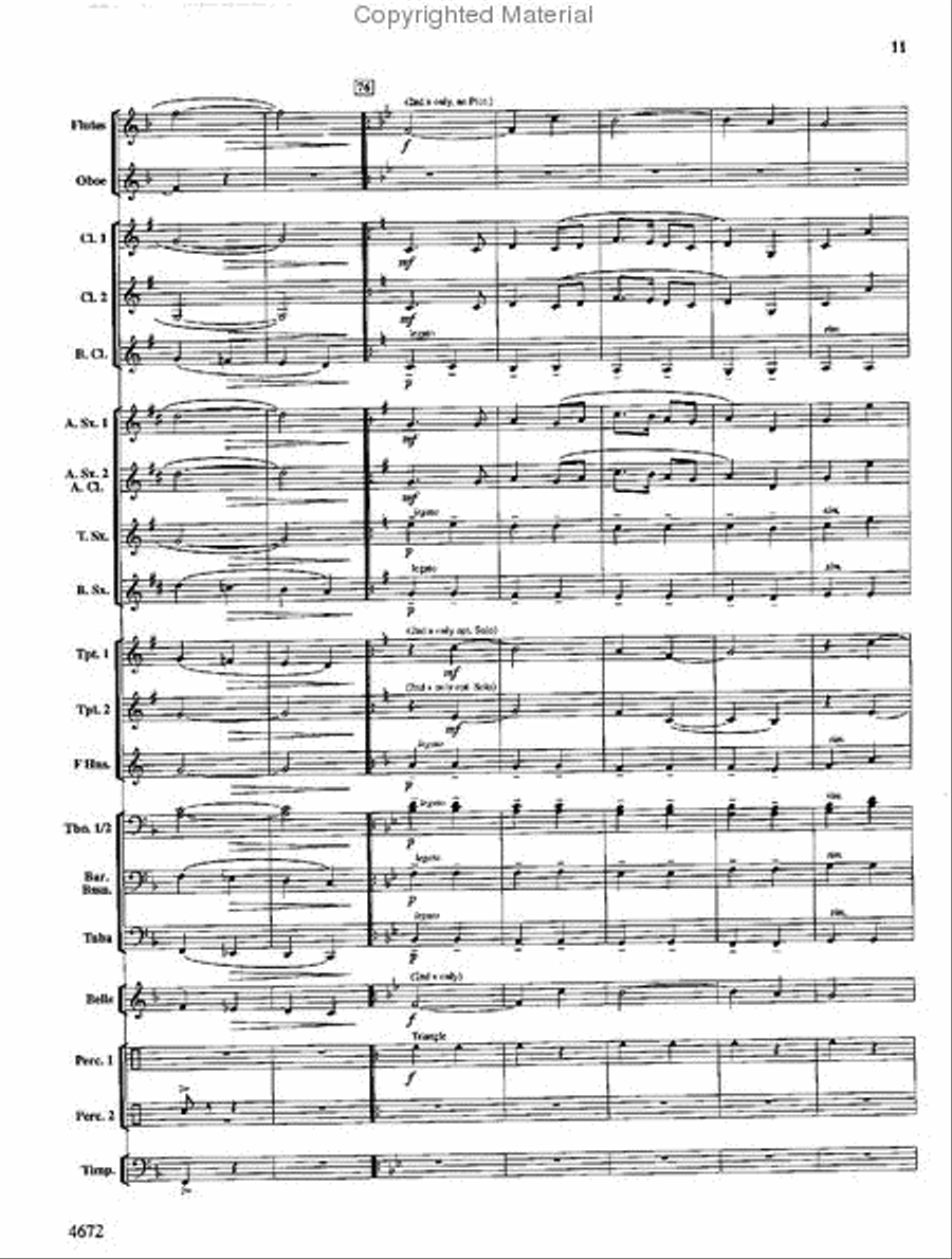 The Pinnacle The Pinnacle Concert Band scores gallery preview page 12
