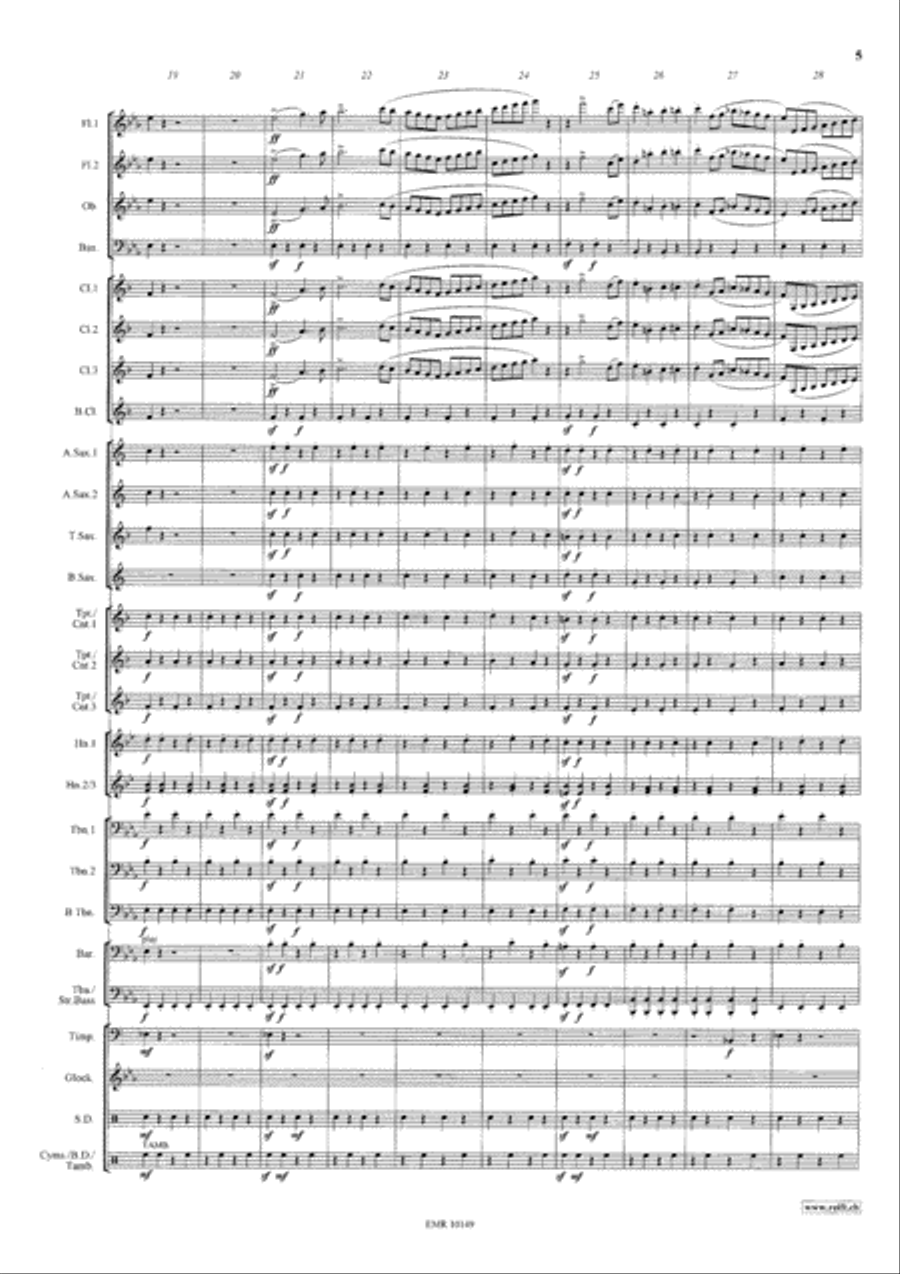 Ruslan And Ludmilla Concert Band scores gallery preview page 6