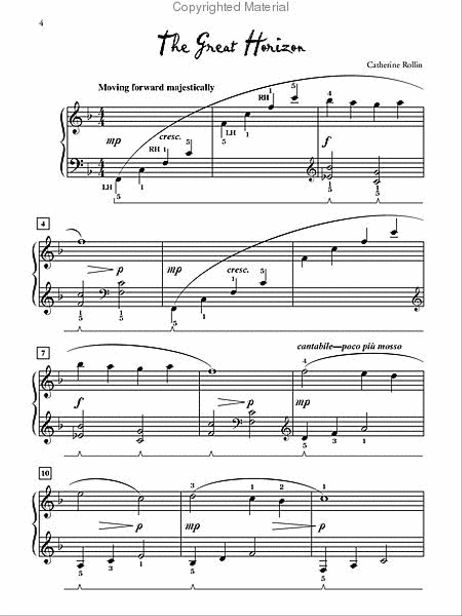 The Great Frontier! Easy Piano scores gallery preview page 2
