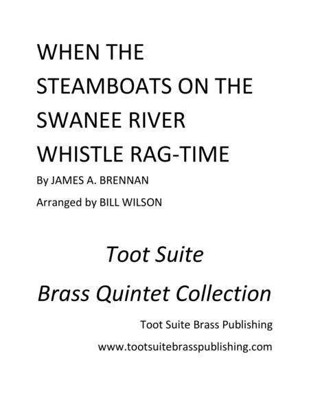 When the Steamboats on the Swanee Whistle Rag-time image number null