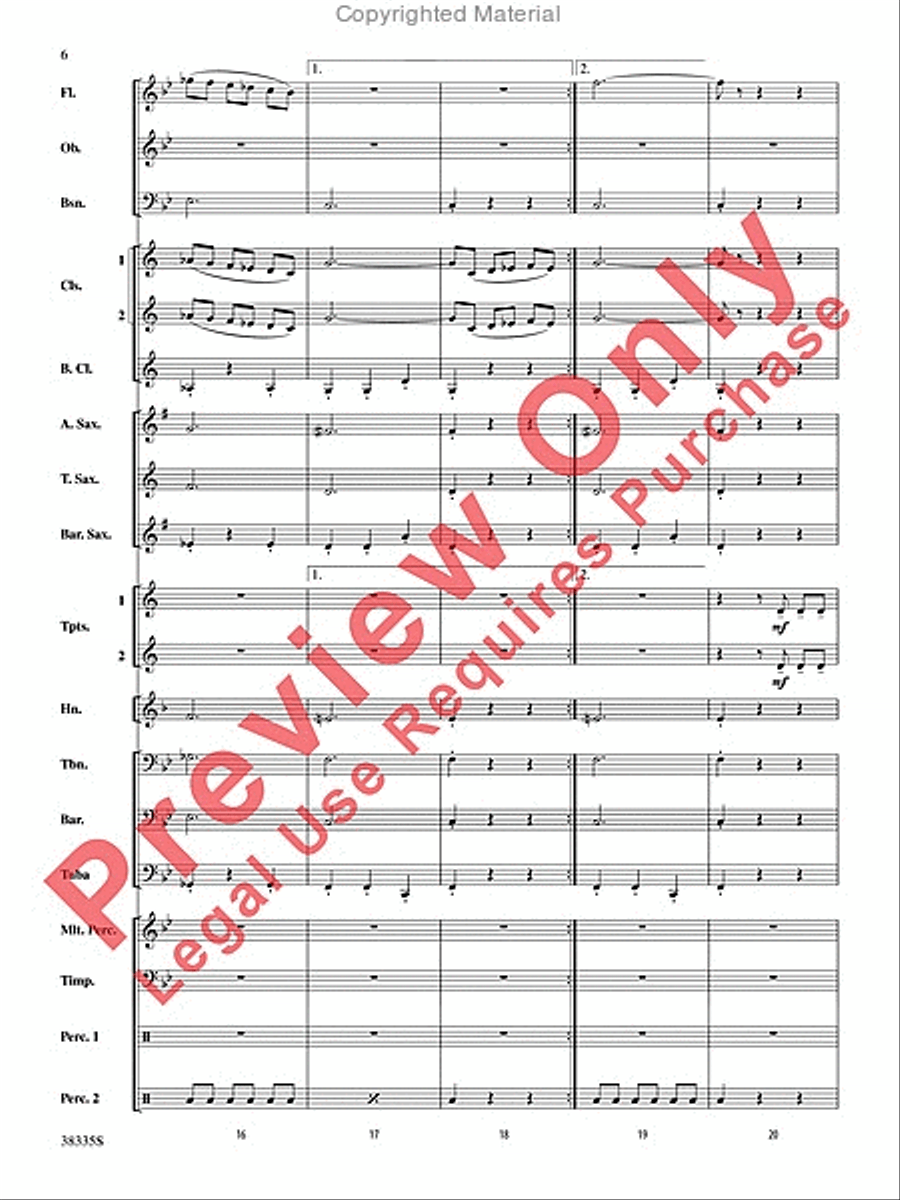 El Relicario El Relicario Concert Band scores gallery preview page 7