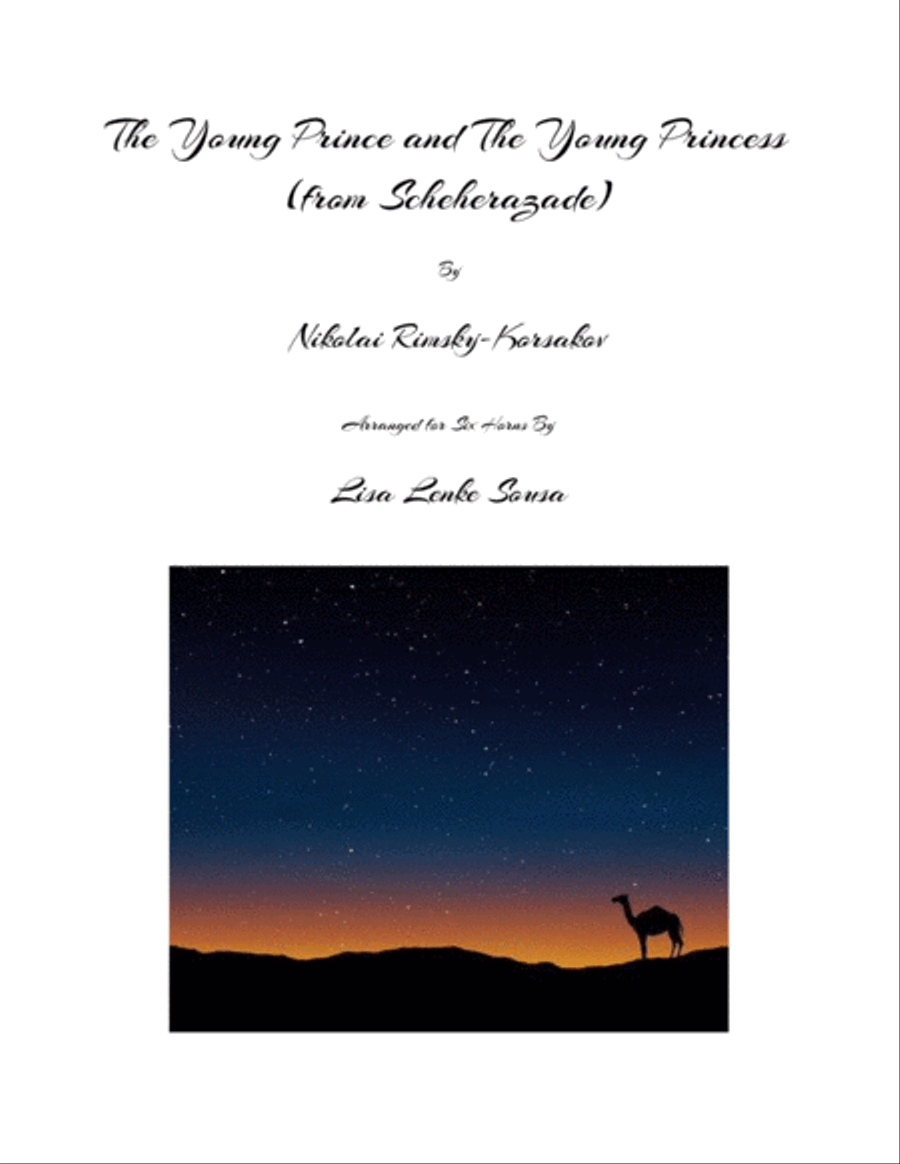 The Young Prince and The Young Princess (from Scheherazade) Brass Ensemble scores gallery preview page 1