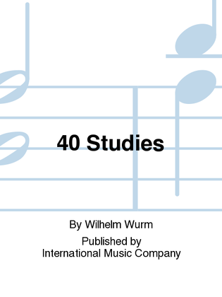 Book cover for 40 Studies