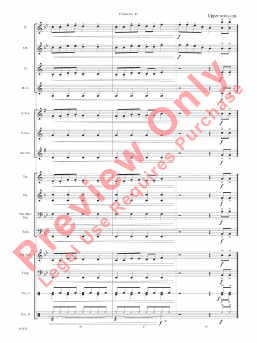 Udala'm Concert Band scores gallery preview page 17