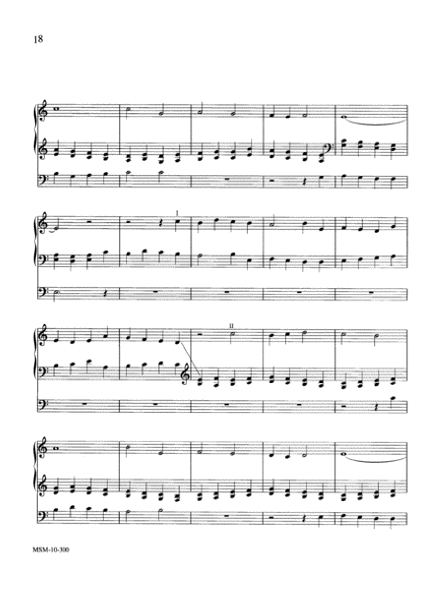 O Sacred Head, Now Wounded, 2 Settings Organ scores gallery preview page 3