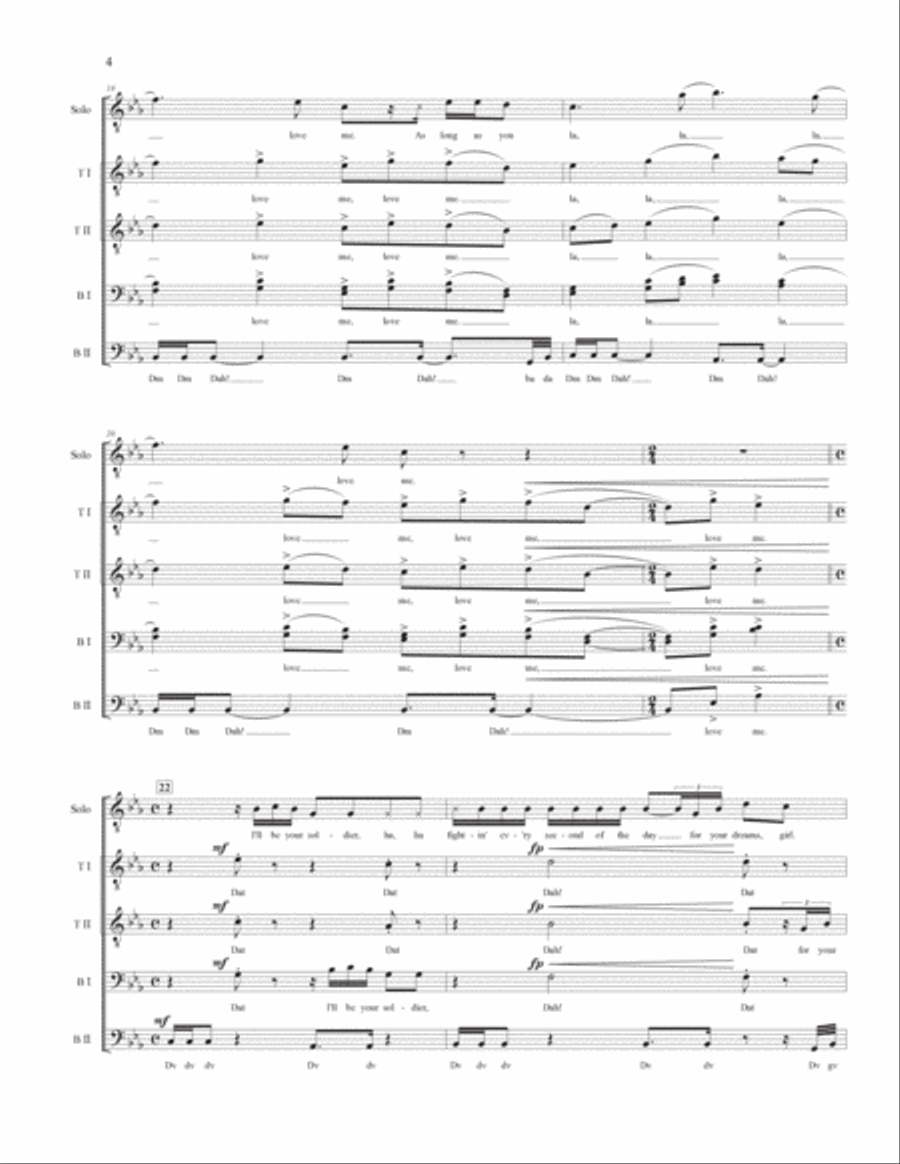 As Long As You Love Me As Long As You Love Me TTBB scores gallery preview page 5