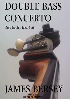 Concerto for Double Bass (solo part, orchestral parts & full score)