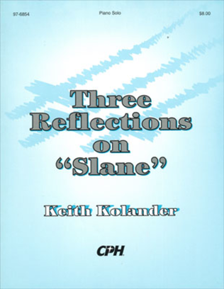 Book cover for Three Reflections on "Slane"