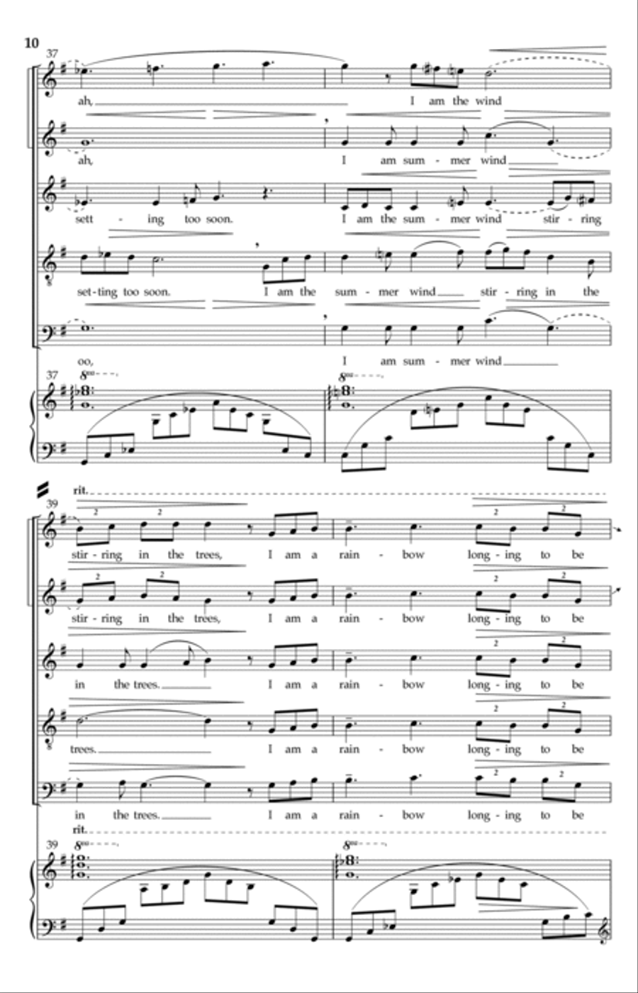 Longing To Be Seen 4-Part scores gallery preview page 8