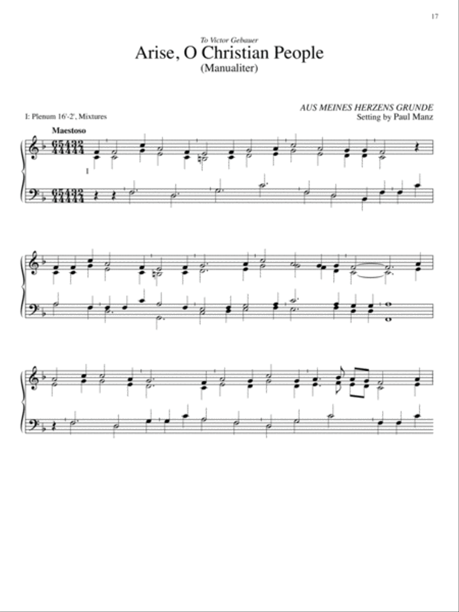 Ten Chorale Improvisations, Set 4 Organ scores gallery preview page 8