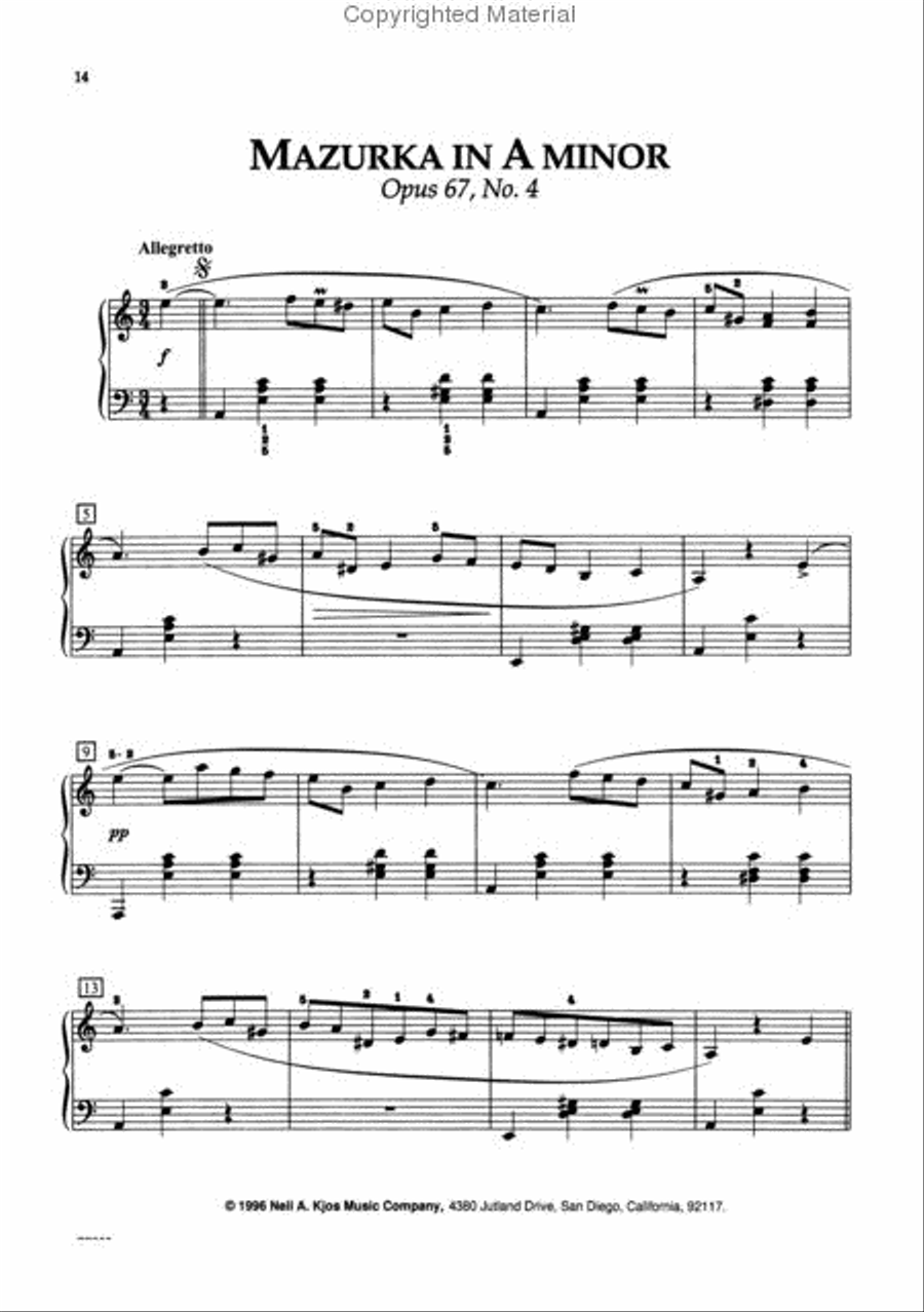 Chopin Selected Works For Piano, Book1