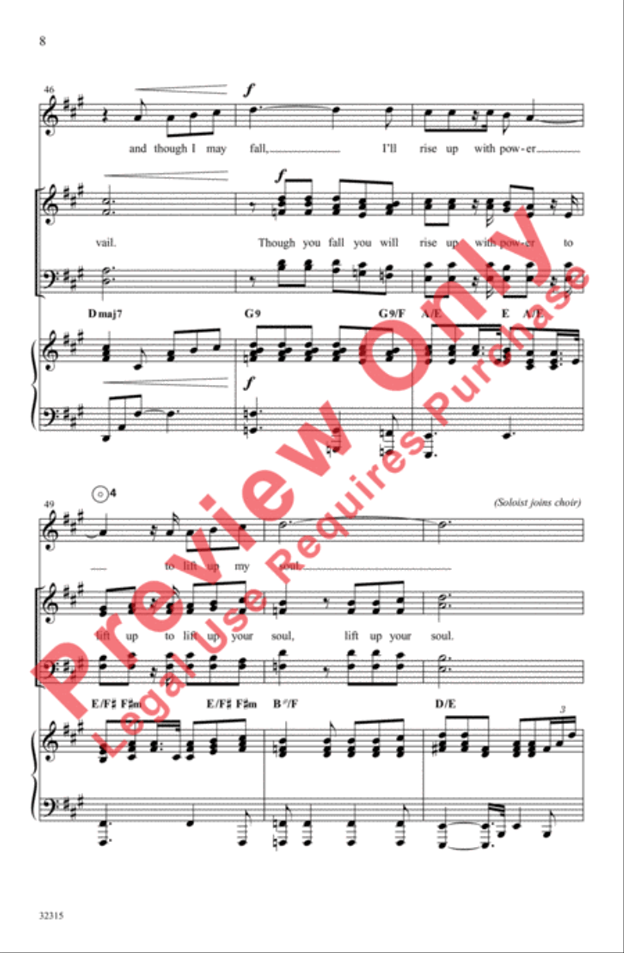 This Won't Get Me Down 4-Part scores gallery preview page 8