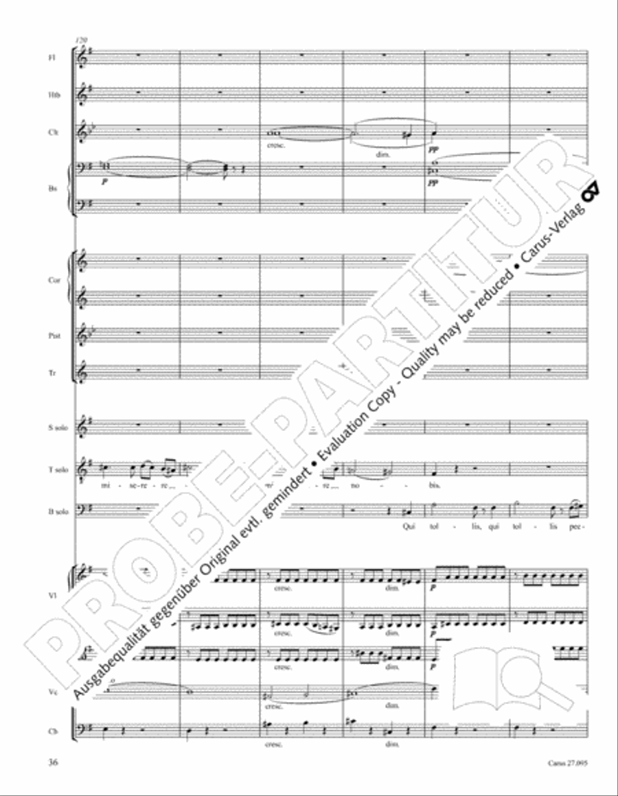 Messe solennelle de sainte Cecile STB scores gallery preview page 49