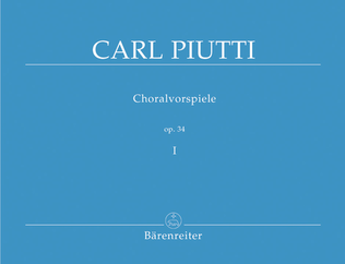 Book cover for Choralvorspiele, op. 34, 1-67