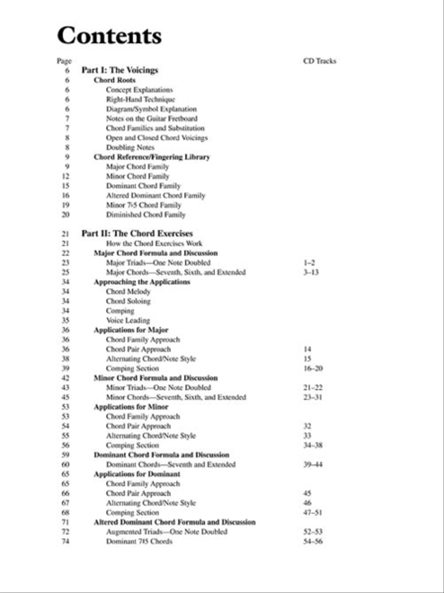 Chords for Jazz Guitar Electric Guitar scores gallery preview page 2