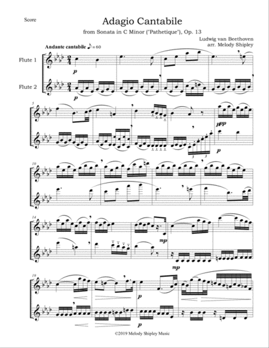 Adagio Cantabile from Sonata in C Minor (