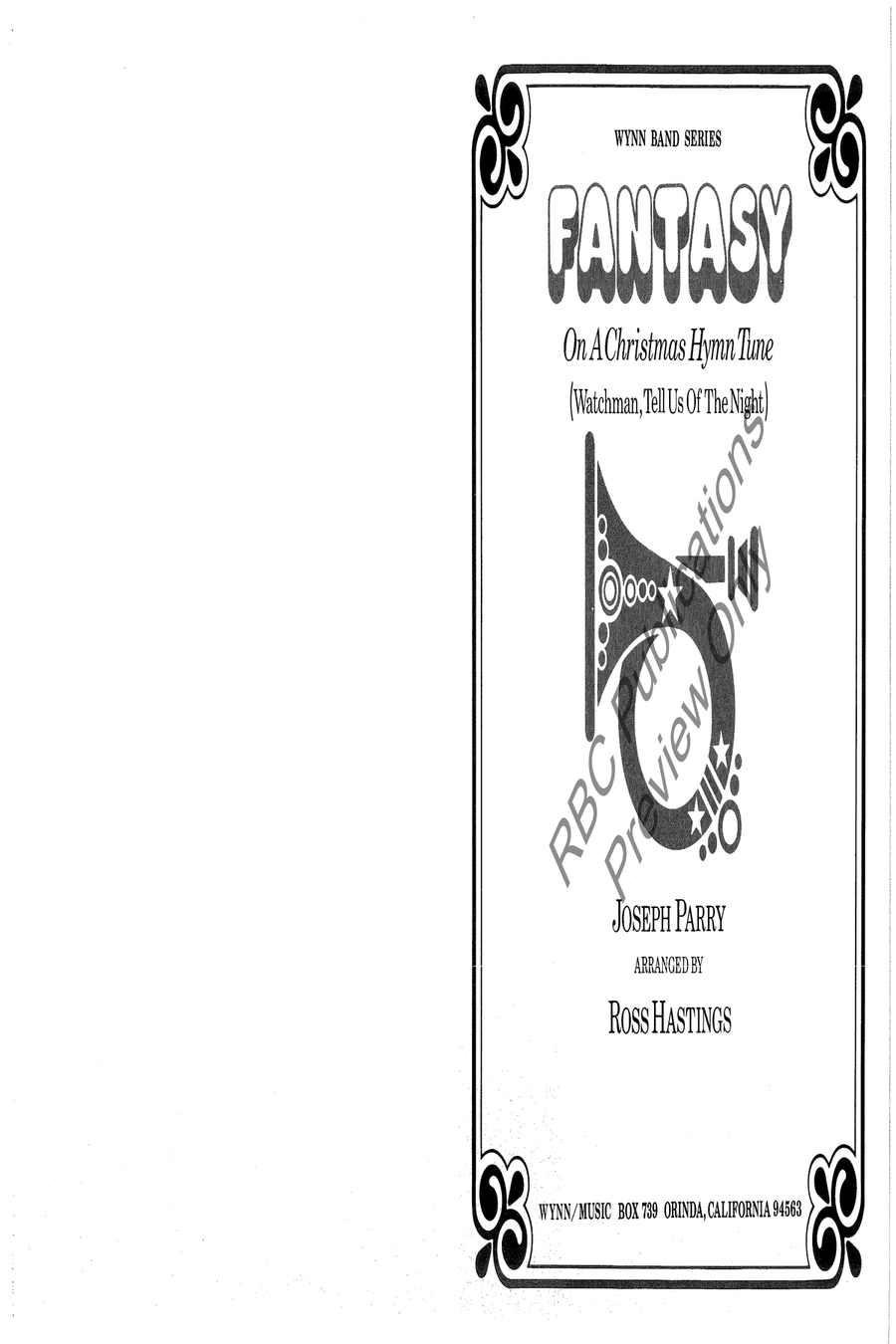 Fantasy On A Christmas Hymn Tune Concert Band scores gallery preview page 2