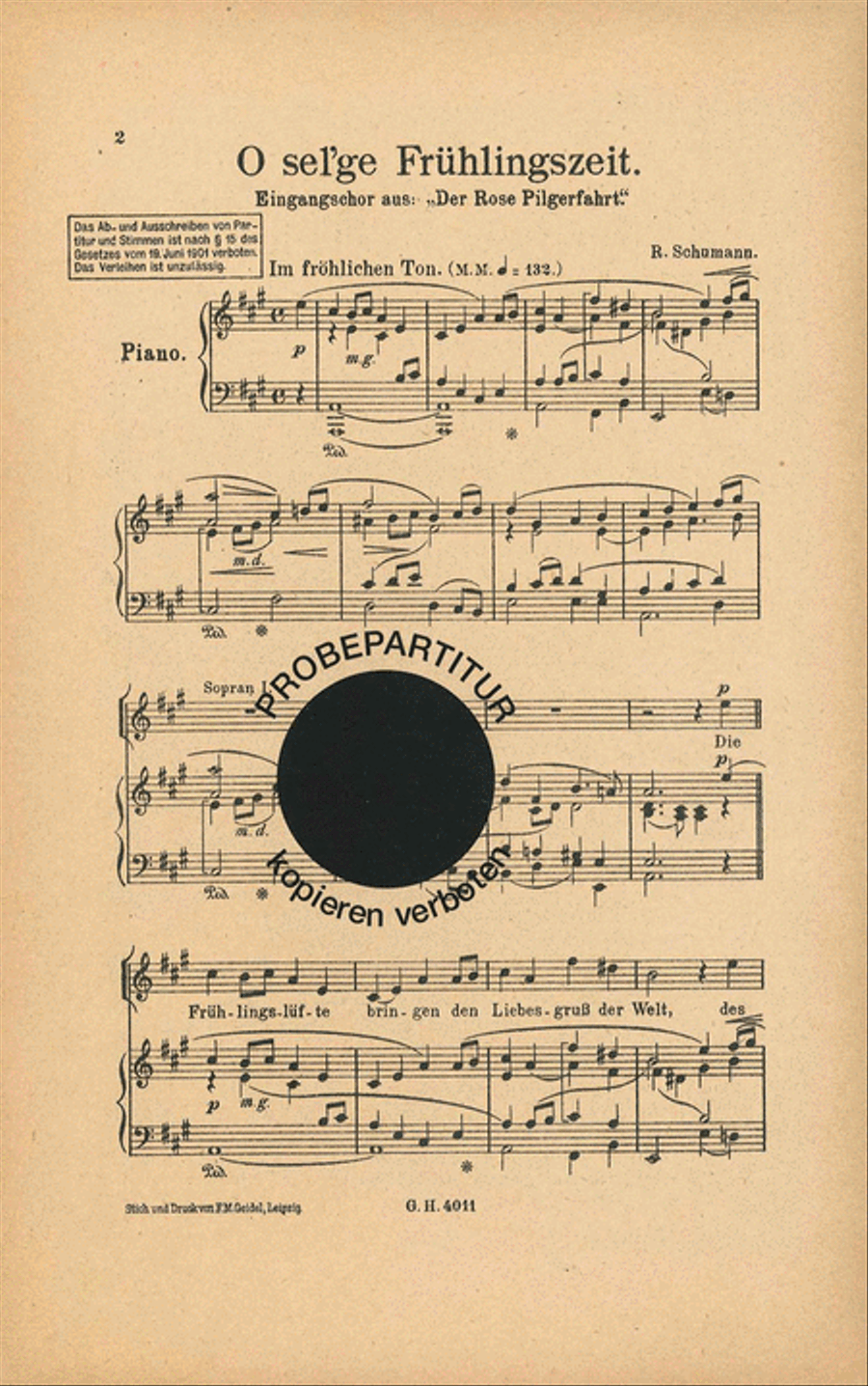 O selge Fruhlingszeit Women's Choir scores gallery preview page 1