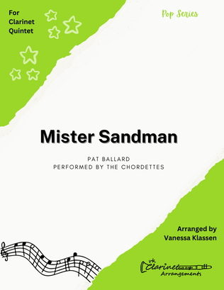 Book cover for Mister Sandman