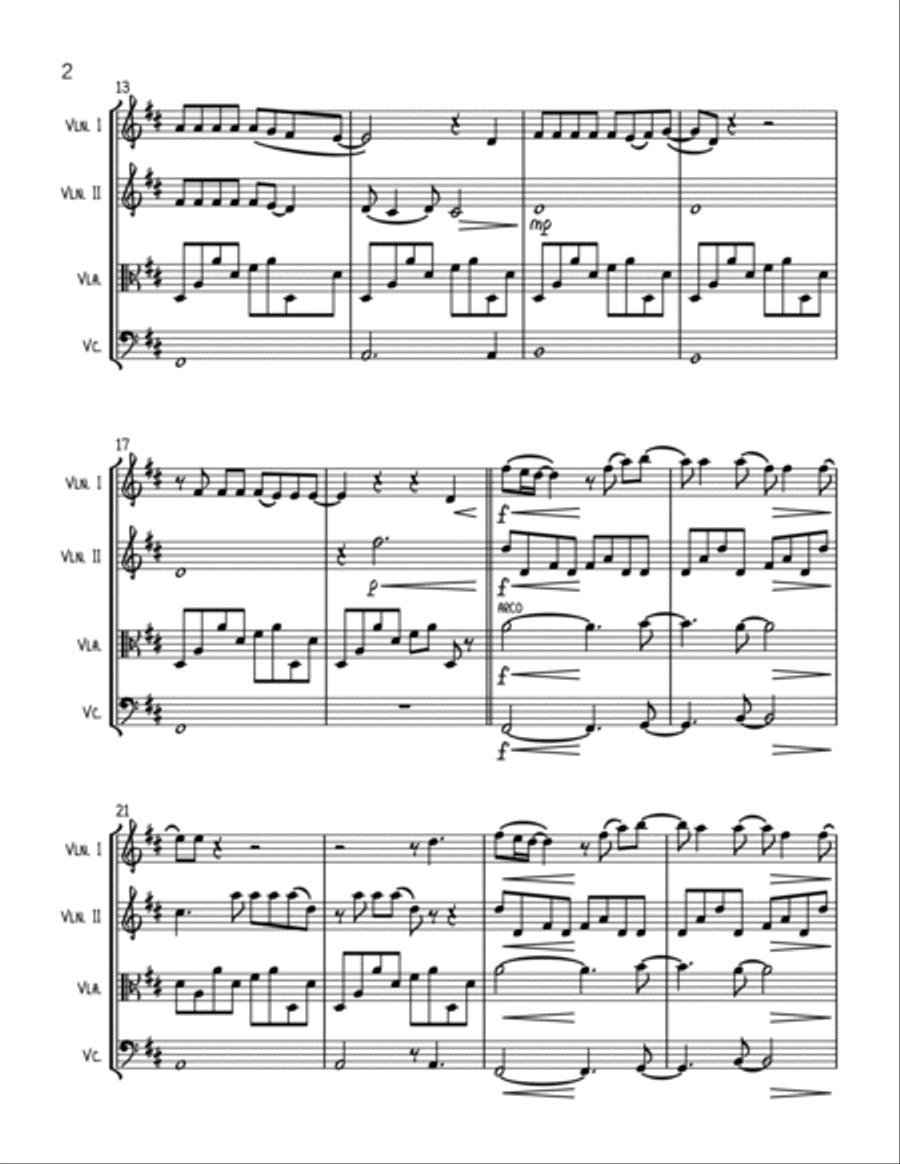Anyone String Quartet scores gallery preview page 2