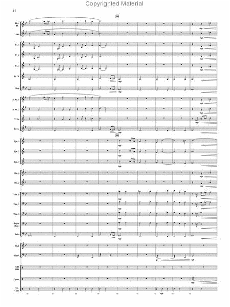 Ouverture Internationale Ouverture Internationale Concert Band scores gallery preview page 13