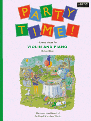 Book cover for Party Time! 18 party pieces for violin and piano