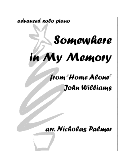 Somewhere In My Memory - advanced piano