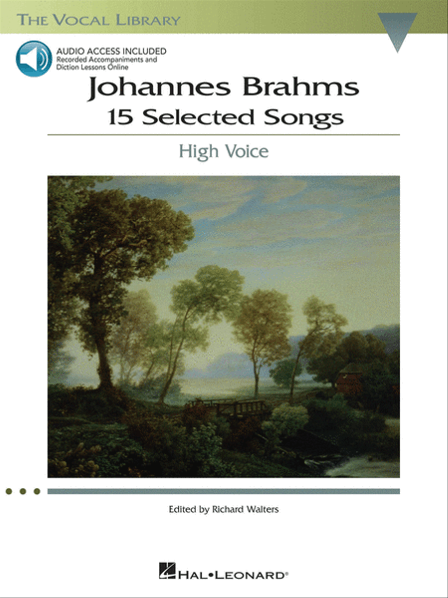 Johannes Brahms: 15 Selected Songs High Voice scores gallery preview page 1