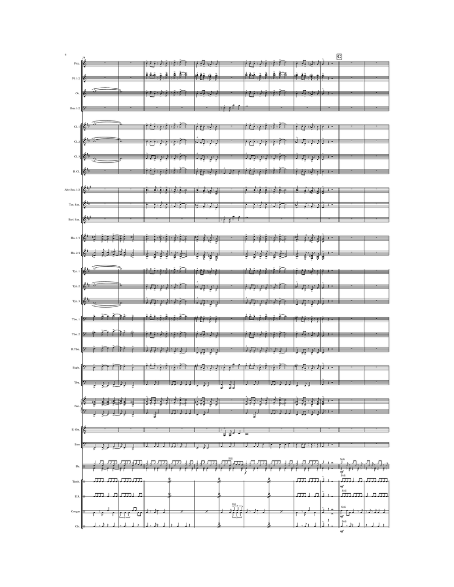 Strictly Come Dancing Concert Band scores gallery preview page 4